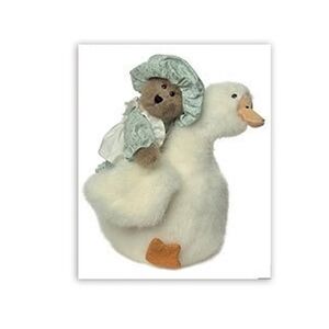 Mother Goosebeary-Boyds Bears Bear riding Goose Nursery Rhymes with Tags